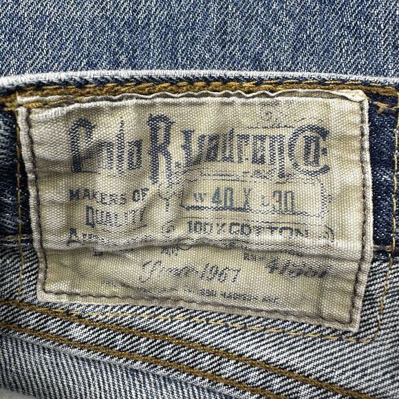 Polo Ralph Lauren Jeans Mens 40 x 27 Classic 867 Medium Wash Denim - Picture 6 of 15